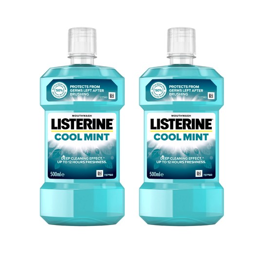 Listerine Cool Mint ústna voda 2×500 ml