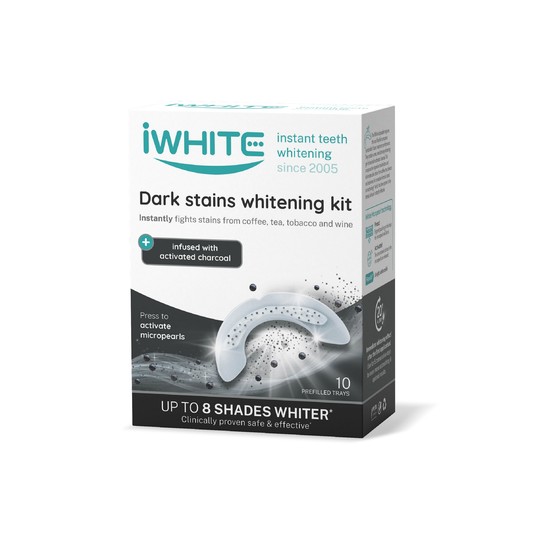 iWhite Dark Stains sada na bielenie zubov 10 × 0,8 g