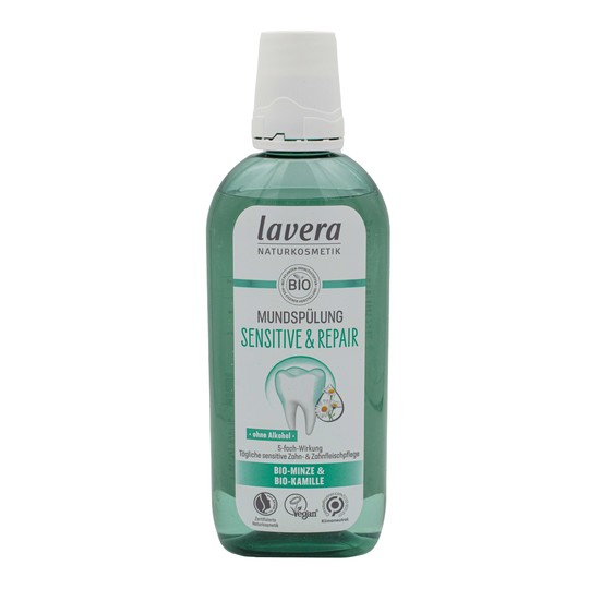 Lavera Sensitive & Repair Mint ústna voda 400 ml
