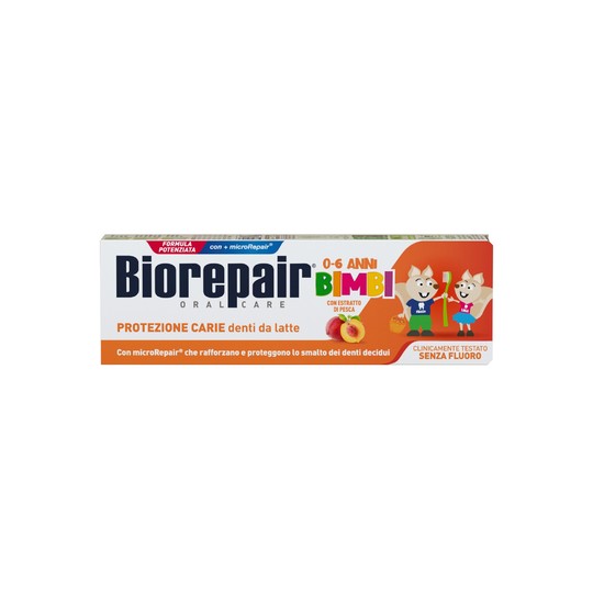 BioRepair Kids Peach 0-6 detská zubná pasta 50 ml