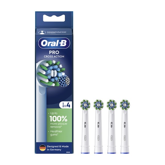 Oral-B CrossAction Pro White náhradné hlavice 4 ks