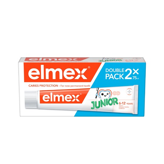 Elmex Junior 6–12 rokov zubná pasta 2x75 ml