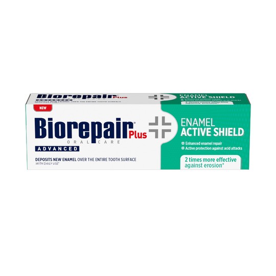 Biorepair Plus Advanced Enamel Active Shield zubná pasta 75 ml