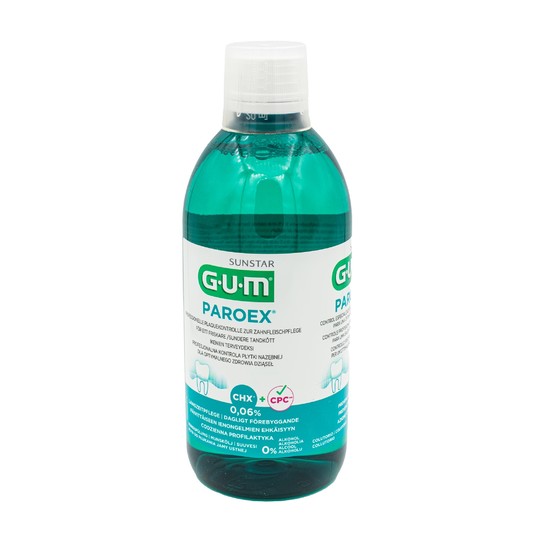 GUM Paroex ústna voda (CHX 0.06%) 500 ml