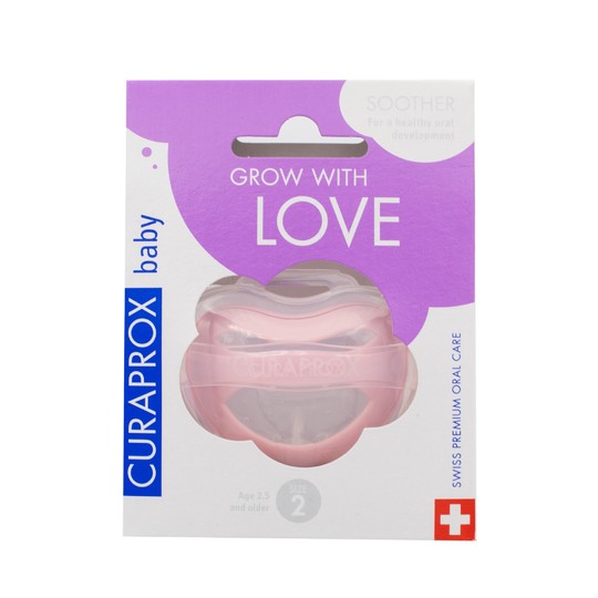 Curaprox Grow With Love 30 m+ cumlík - RUŽOVÝ